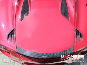 Alfa Romeo 4C Carbon Fiber Rear Extreme Air Extractor Set - Spyder